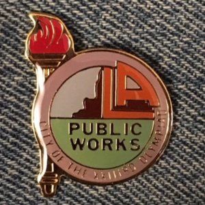 1984 Olympic Pin ~ LA Public Works ~ The XXIIIRD Olympiad ~ Los Angeles ~ by HAL